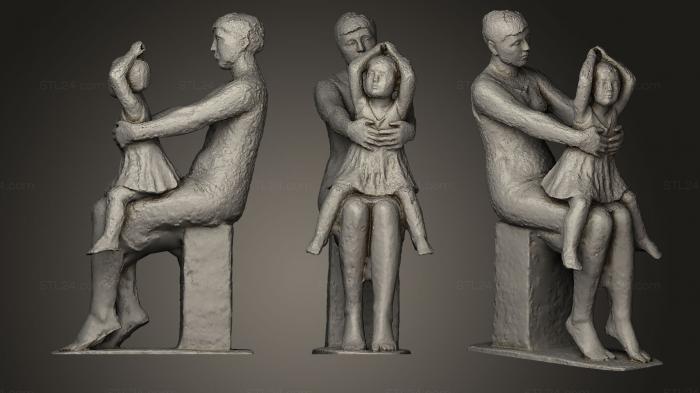 Figurines of people (Schwestern, STKH_0050) 3D models for cnc